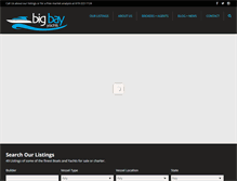 Tablet Screenshot of bigbayyachts.com